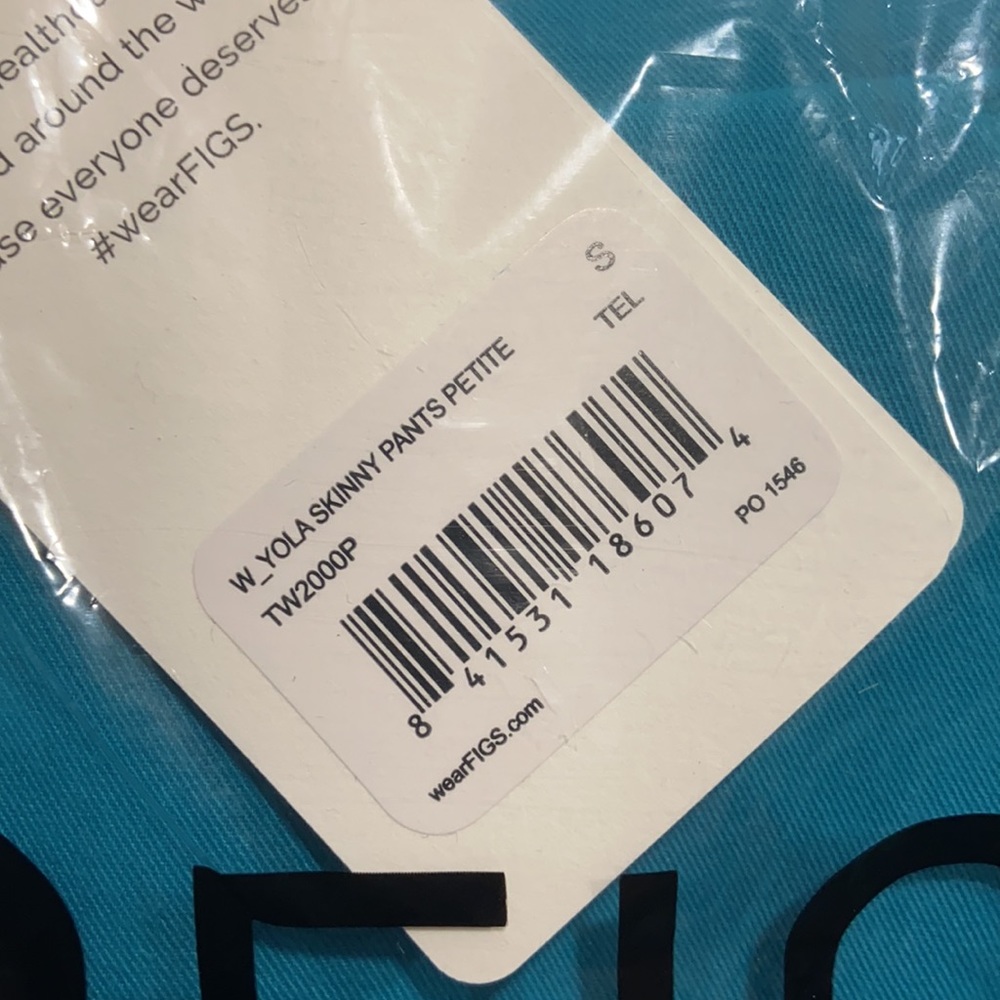 Figs Teal Yola Scrub Pants - Picture 5 of 5